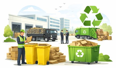 reciclarea deseurilor din hartie si carton, reciclare carton, colectare hartie carton, deseuri carton, reciclare hartie, gestionare ambalaje, eficienta operationala, organizare spatiu